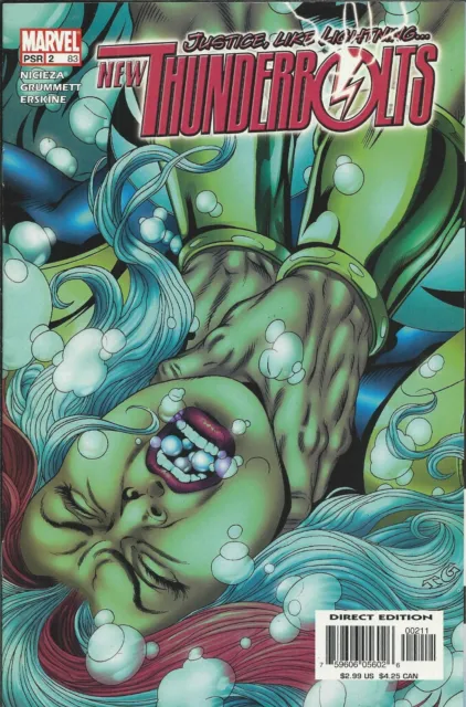 New Thunderbolts Comic 2 Cover A First Print 2005 Nicieza Tom Grummett Marvel