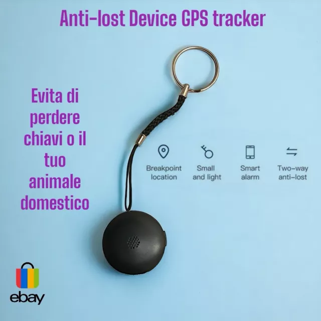 Localizzatore Gps Tracker Bluetooth Per Cani, Gatti, Chiavi, Bambini, Anziani