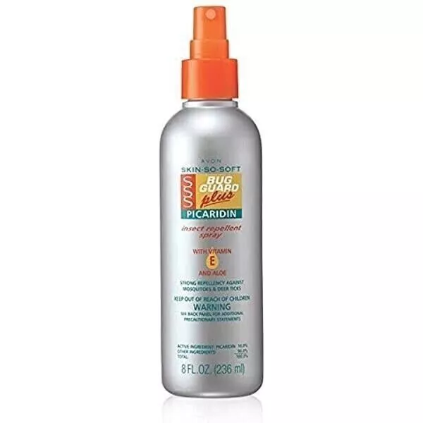 Avon Skin so Soft Bug Guard Picaridin Pump Spray - 8 Oz / 236 ml (EXP: 07/2024)