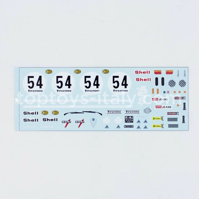 Nitto Waterslide Decals For 1/18 Autoart Models  5pcs As Shown In 1st Pic 1475423596 91b9e85a