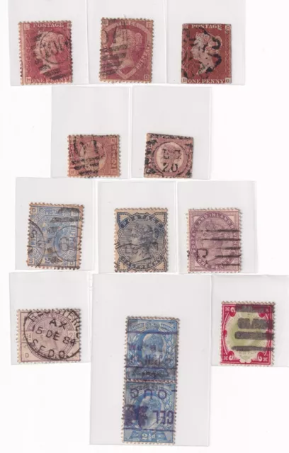 GB stamps - 1841 +_ Queen Victoria and + Nice Collection_ Great cancels