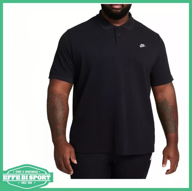 Polo uomo Nike Club maglia manica corta t-shirt con colletto tempo libero logo