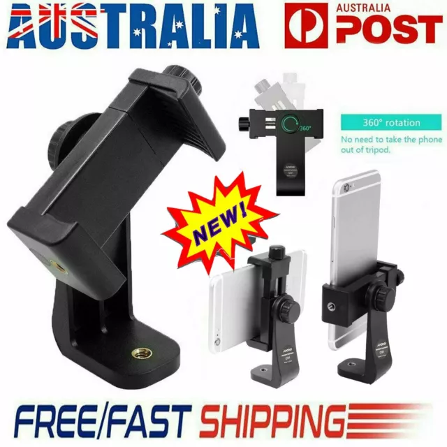 Universal Smartphone Tripod Adapter Cell Phone Holder Mount to Phone or Camera A