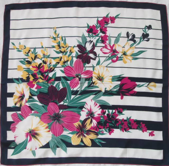 -Superbe foulard CODELLO  soie   TBEG vintage scarf 77 x 80 cm