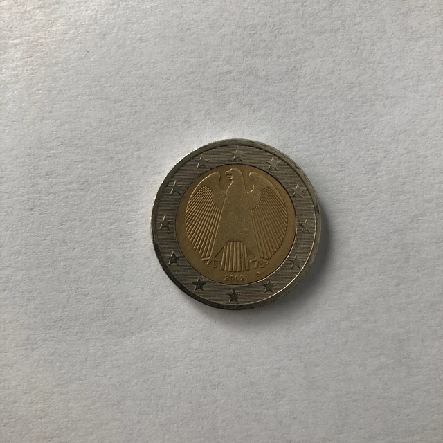PIÈCE DE 2 euros Rare Allemande 2002 Aigle Fédéral tirage G EUR 12,00 PicClick FR PIÈCE DE 2 euros Rare Allemande 2002 Aigle Fédéral tirage G EUR 12,00 PicClick FR