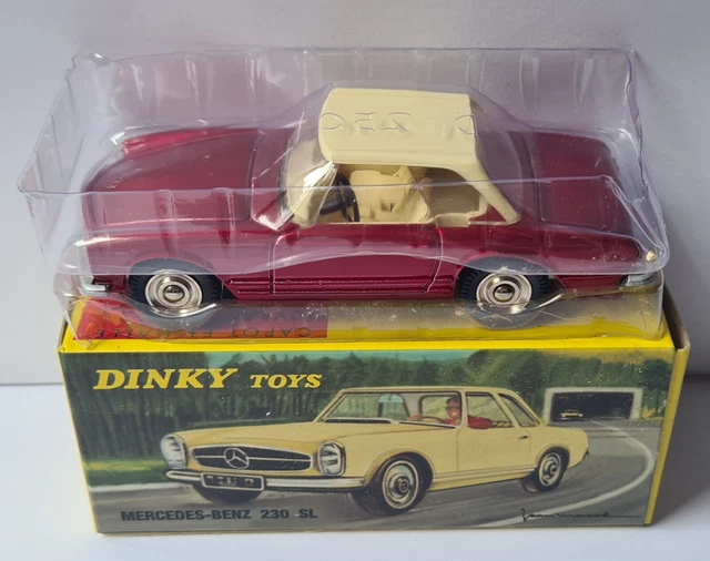 Dinky Toys Atlas 516 - Mercedes-Benz 230 Sl Cabriolet Rouge - Etat Neuf En Boite