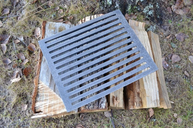 Grille à Cendres 20x22 Cm Grille à Cendres En Fonte Pour Cheminée/poêle - Dimensions 20 X 22 Cm, Fabrication Allemande, Robuste Grille De Cheminée Fonte 20x22 Cm