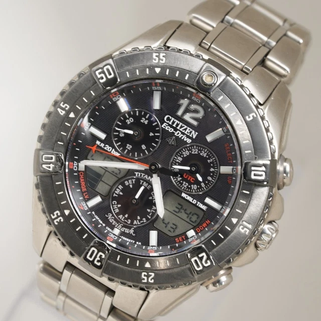Montre Citizen Promaster Navihawk Pour Homme - Référence CA4660-61A, Acier, Neuve Avec étiquettes