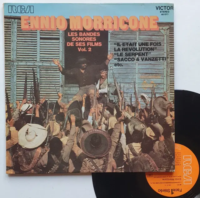 LP 33T Ennio Morricone "Les bandes sonores de ses films - vol.2" - (TB/TB)