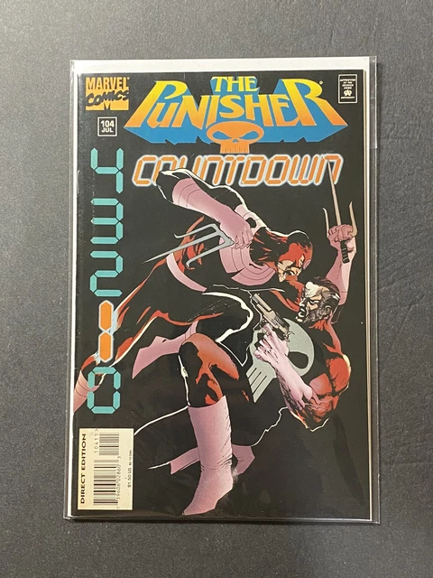 THE PUNISHER #104 MARVEL COMICS LOW PRINT RUN Final Issue BULLSEYE