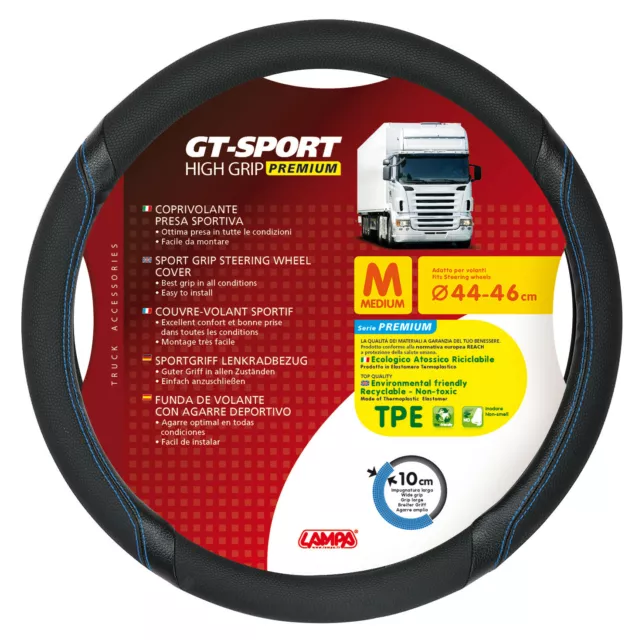 GT-Sport Coprivolante in Skeentex per Camion Truck taglia M � 44/46 cm Nero/Blu