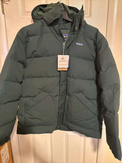 Patagonia Mens 2XL Downdrift Insulated Full Zip Hooded Jacket Northern Green New