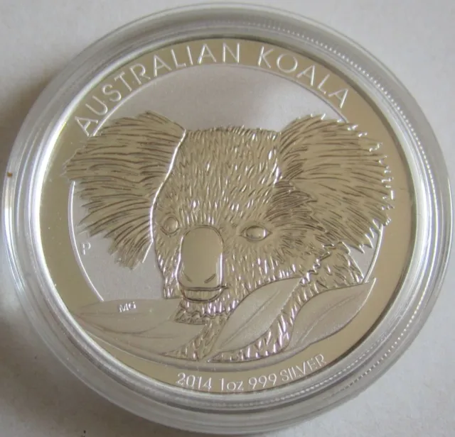 Australia 1 Dollar 2014 Koala 1 Oz Silver
