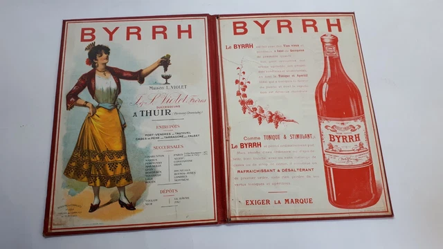 Ancien Porte Document Publicitaire Byrrh