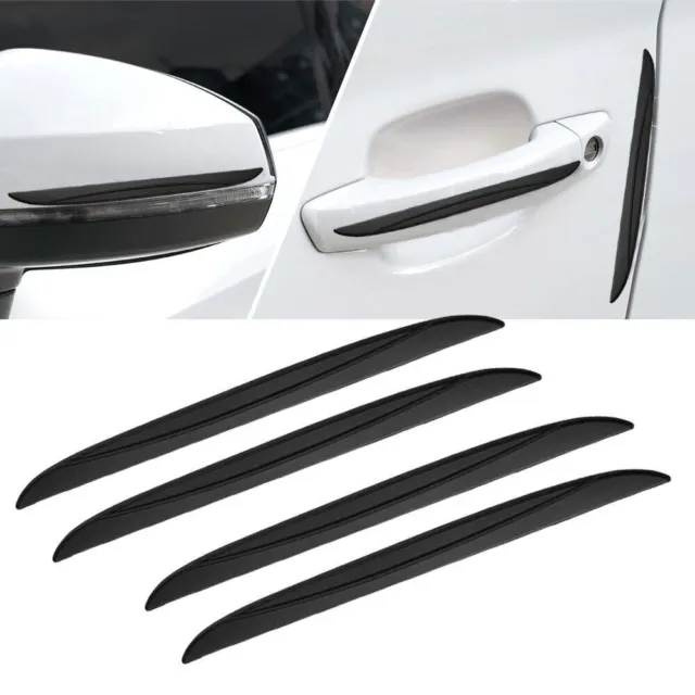 4pcs Car Door Bumper Guard Edge Anti-Scratch Protector Strip Sticker Accessories