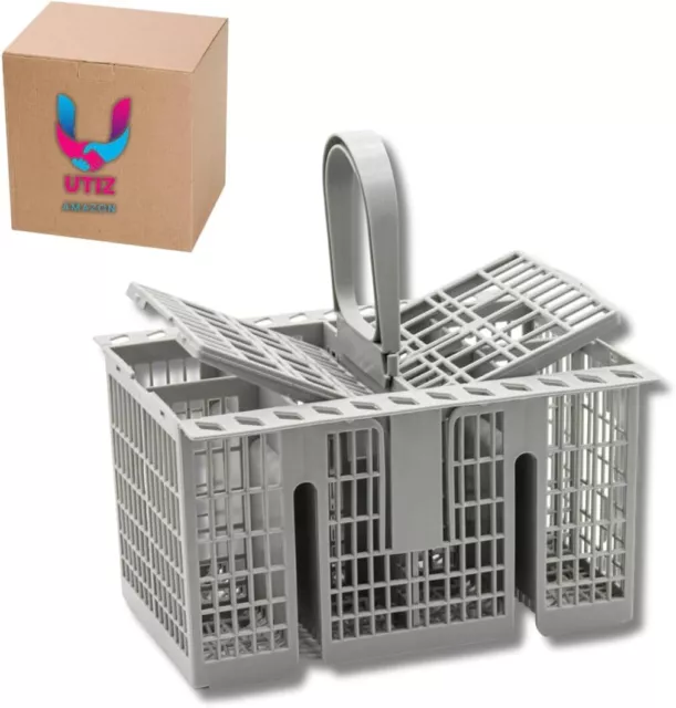 Utiz Cutlery Basket C00257140 With Handle And Lid For Indesit Dishwasher & Whir