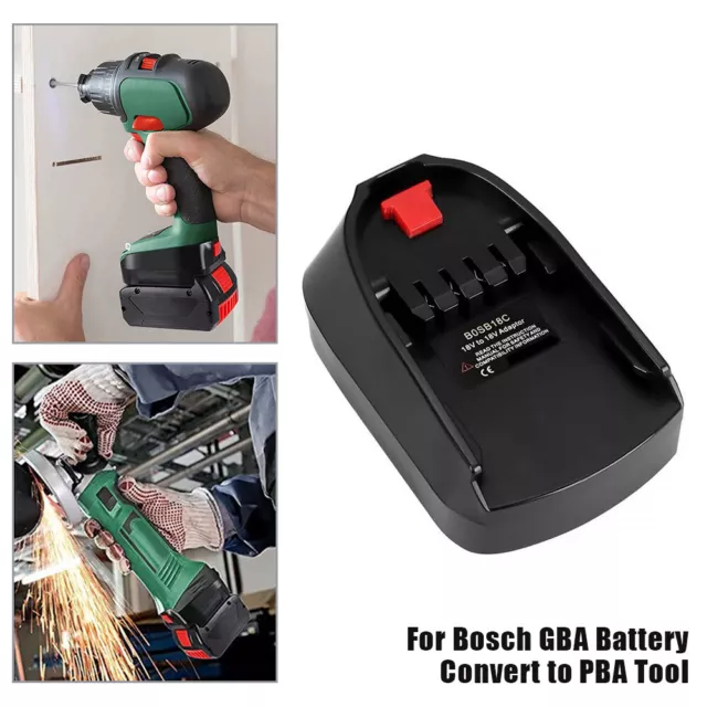 Adapter for Bosch GBA 18V Li-Ion Battery Convert to Bosch PBA 18V Li-Ion  Battery 