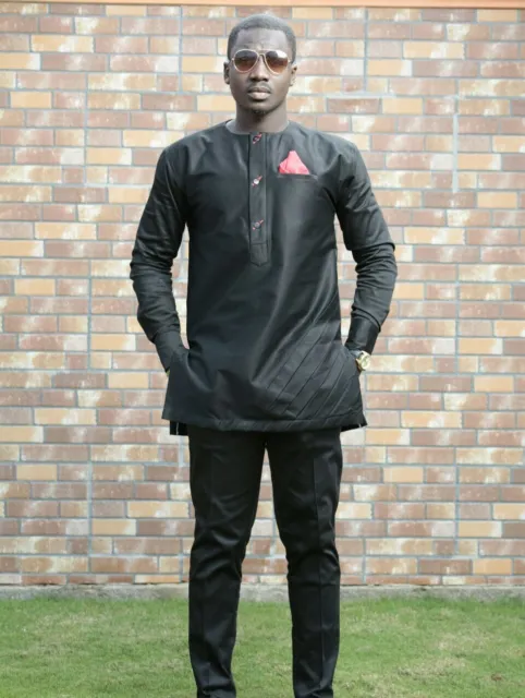 Black-Out Men's African Clothing African Wear Men's Clothing Pants & Shirt Men