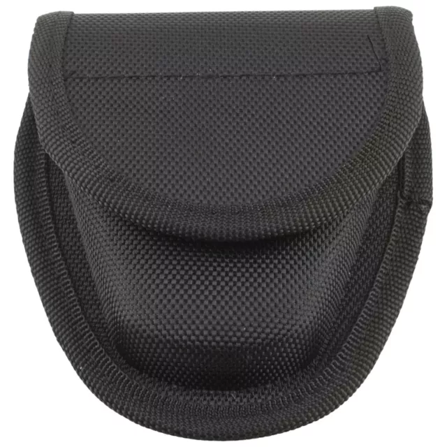 Handcuff Pouch Holder Black Nylon 4" x 5" with Belt Loop