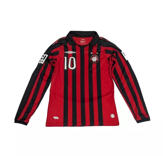 Umbro Clube Atletico Paranaense Size Small Mens Long Sleeve Soccer Jersey Shirt