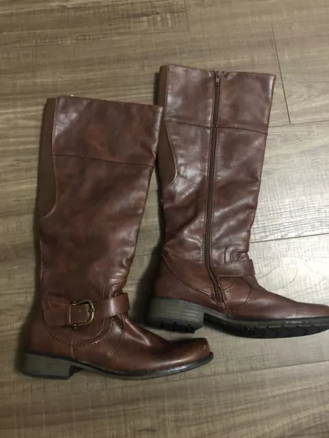 Bare Traps Knee Length Brown Boots Size 9M