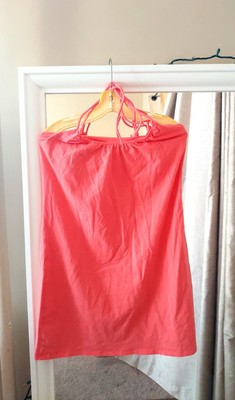 victoria secret bra tops dress Medium Orange Halter