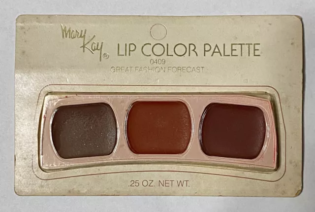 VINTAGE MARY KAY Lip Color Palette Collection 0409 Great Fashion ...