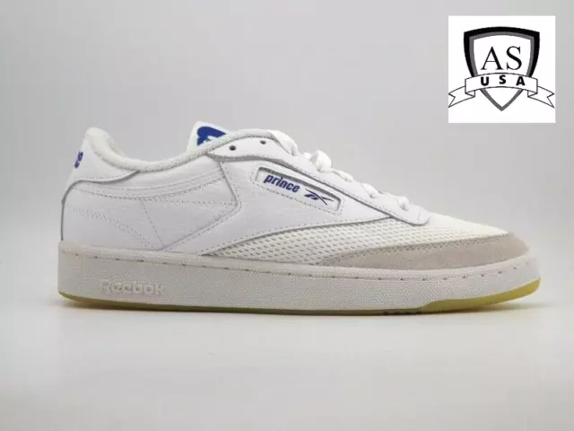 Reebok Club C 85 Men’s Sneaker Tennis Shoe White Green Athletic Trainers  #387