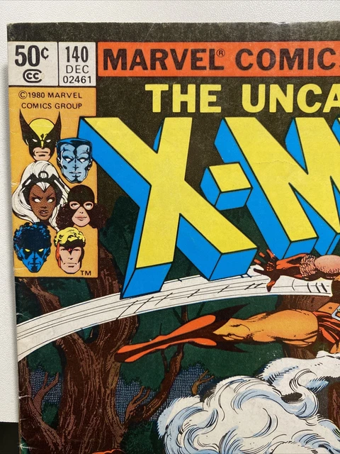 Marvel Comic Book (Uncanny) X-Men vol 1 #140 Dec '80 John Byrne Chris Claremont 3