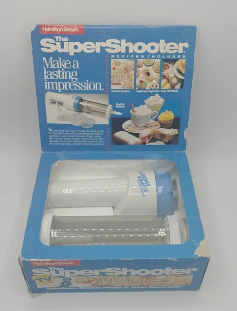  Hamilton Beach Super Shooter Cordless Cookie Press and Food  Decorator : Home & Kitchen