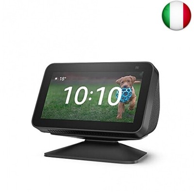 Supporto con Base Magnetica per Altoparlanti Intelligenti Bianco Nedoz Supporto Regolabile per Echo Show 8 e Echo Show 5 