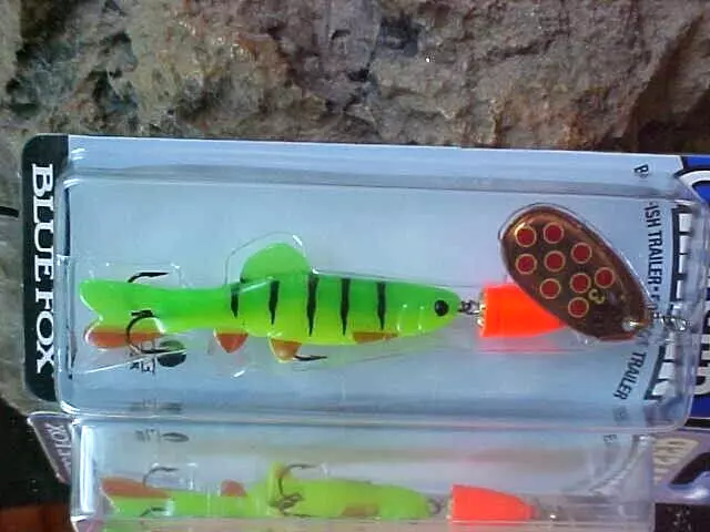 BLUE FOX VIBRAX ORIGINAL CHASER IN-Line Spinner Size 3,  1/2 oz for Trout/Bass