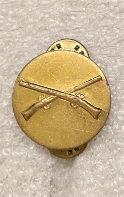 ARMY ENLISTED COLLAR Pin: WWII/1950's Infantry - 1 piece £12.79 ...
