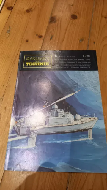 Vintage Zeitschrift Soldat und Technik ,Nr, 5 , 1974