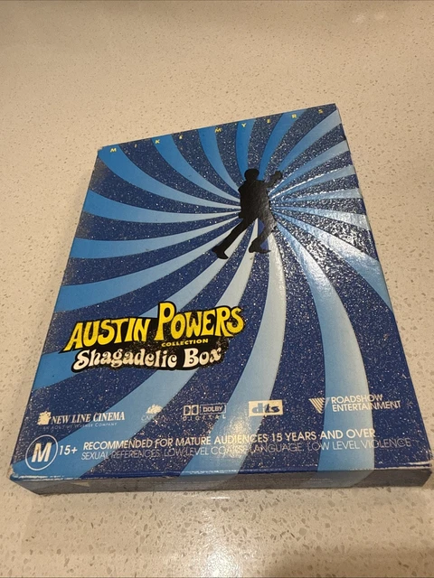AUSTIN POWERS COLLECTION Shagadelic Box (DVD, 3-Disc Set) Tracked