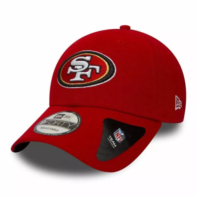 New Era NFL 9Forty Cap San Francisco 49ers Conference Doppellogo The League Rot