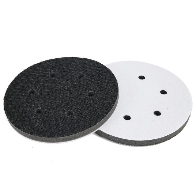 2Pcs*/ 6Inch Sponge Interface Pad Hook Loop Sanding Disc Sander Backing-Pads