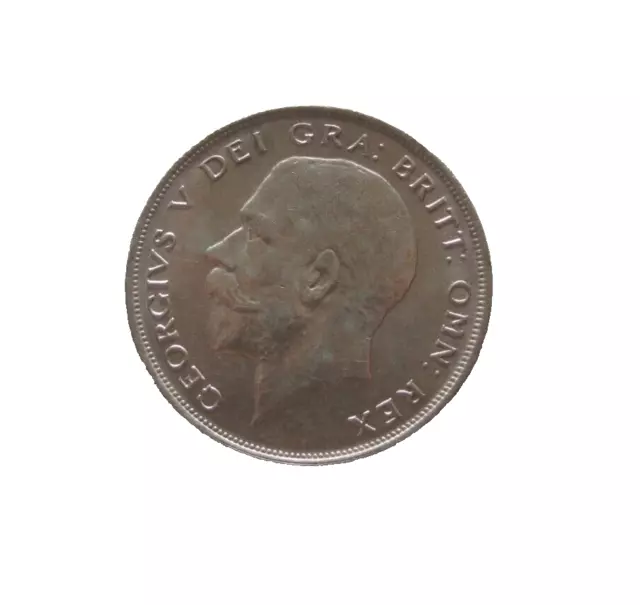 1920 King George V Half Crown British Silver Coin EF 3