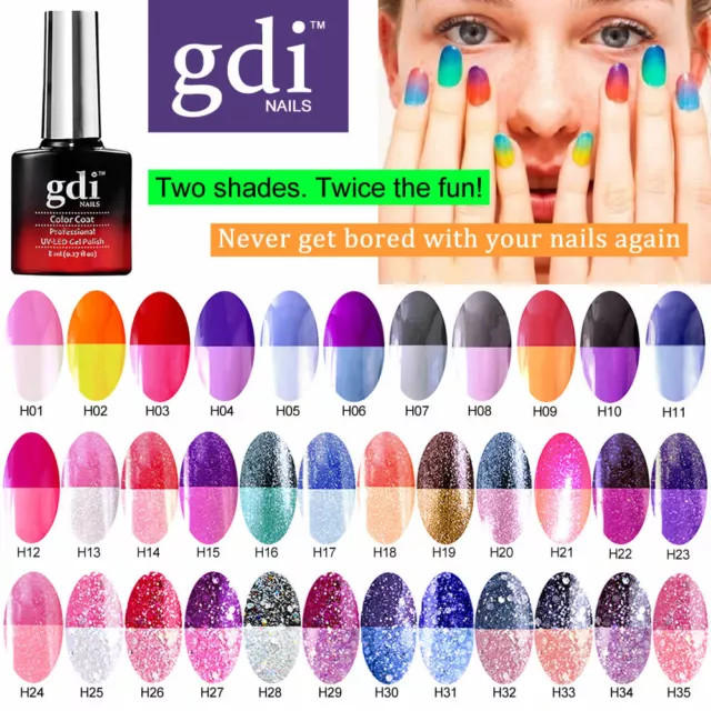 Gdi Nails - Colour Changing Thermal Uv Led Soak Off Gel Nail Polish Varnish