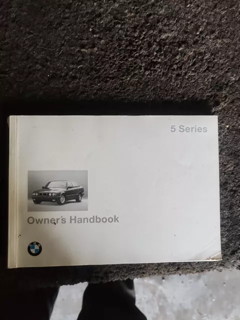 BMW 5 Series E34 Owners Manual Book 1989-1996