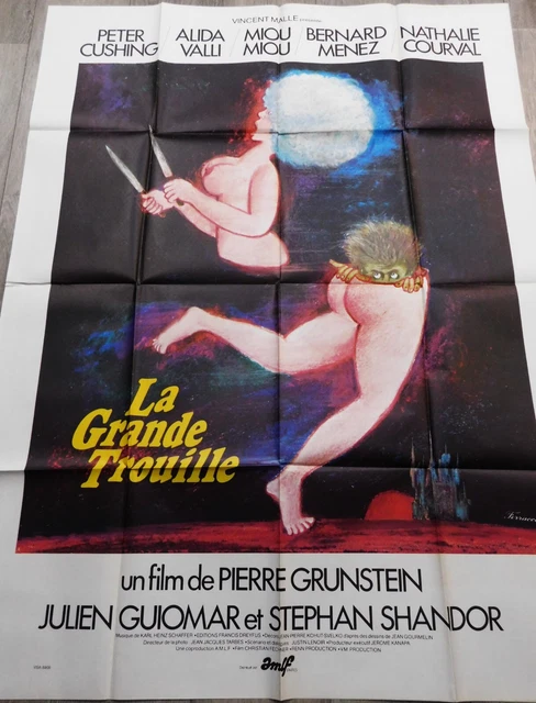 La Grande Trouille Tendre Dracula Affiche ORIGINALE Poster 120x160cm 47"63 1974