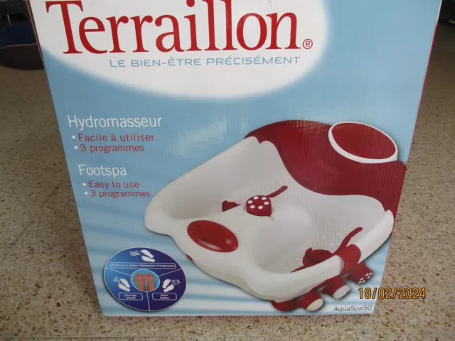 Thalasso pieds hydro masseur TERRAILLON Acqua Spa 50 2