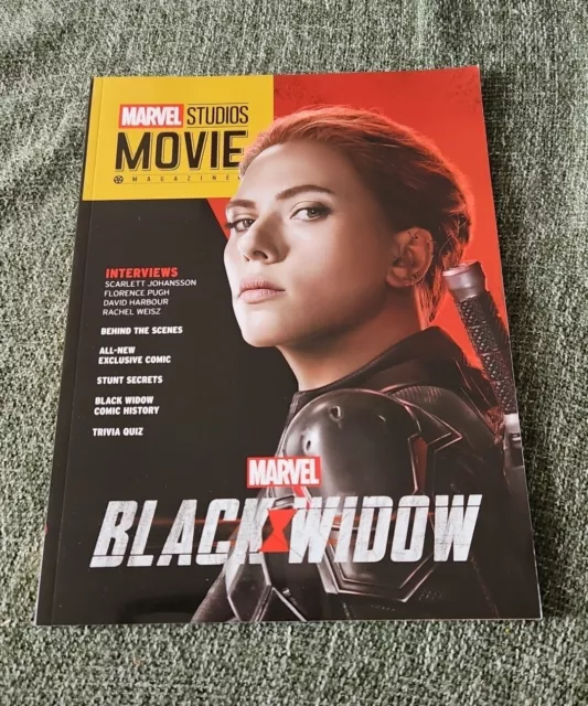 Marvel Studios Movie Magazine Black Widow 2021 Panini Magazine VG+/FN