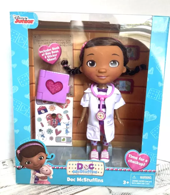 Disney Doc McStuffins Time for your Checkup Doll 8" Just Play New