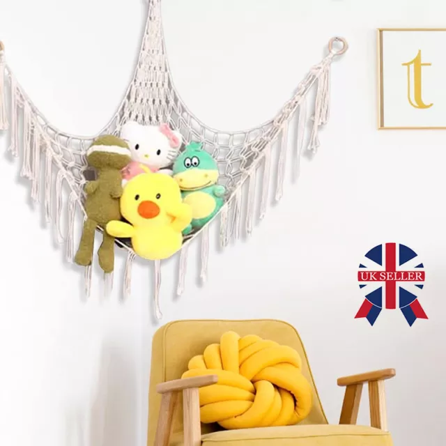 Soft Kid Toy Hammock Cuddly Storage Mesh Net Large Teddy Bear Bedroom Nursery