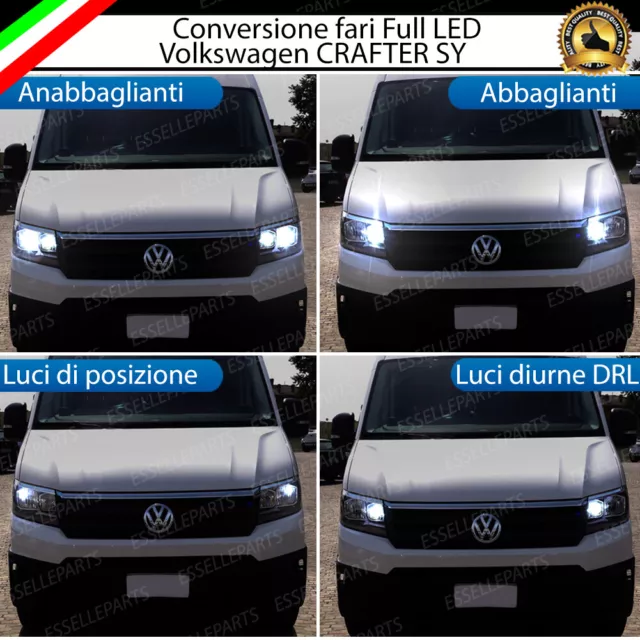 Kit Fari Led Vw Crafter Anabbaglianti + Abbaglianti + Diurne + Posizione Canbus