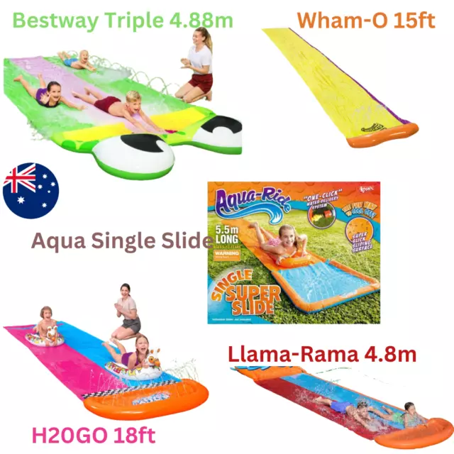 Bestway/Waham Water Slip And Slide Kids Inflatable Splash Outdoor Double/Single