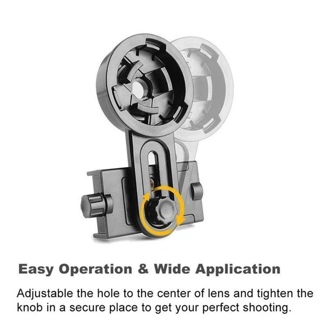 Soporte adaptador de teléfono universal soporte Bnaloculul S0B8 telescopio C1M9 O2D6