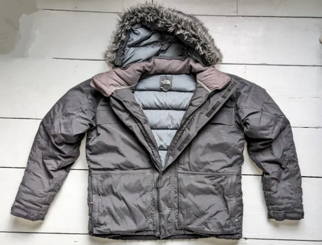 THE NORTH FACE Worn Down Ice Jacket | Large | Rain Puffer Parka Insulated HyVent