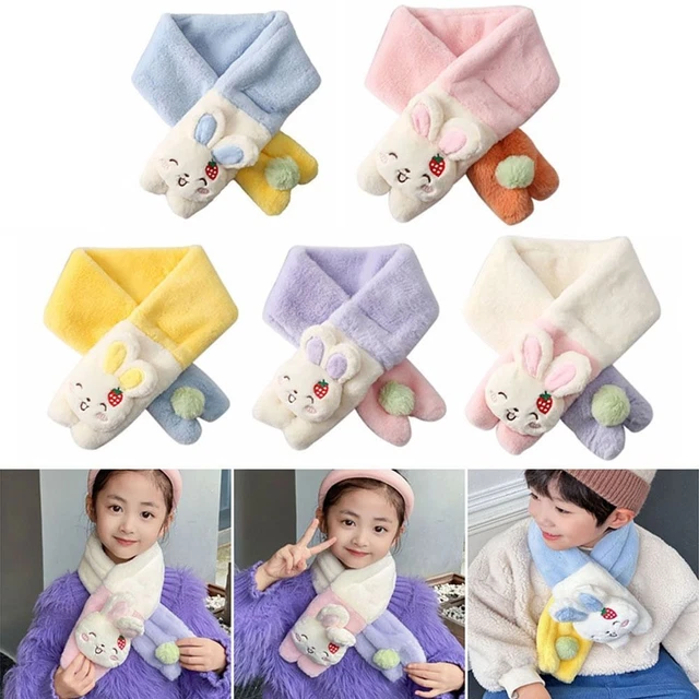 Winter Warm Neck Wrap Windproof Children's Scarf Soft Neckerchief  Boy
